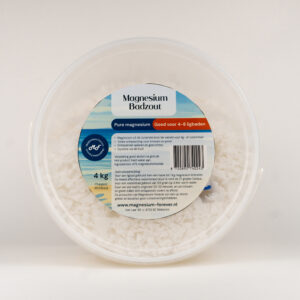 Magnesium (voet) badvlokken 4 kg incl. bewaaremmer - Afbeelding 1